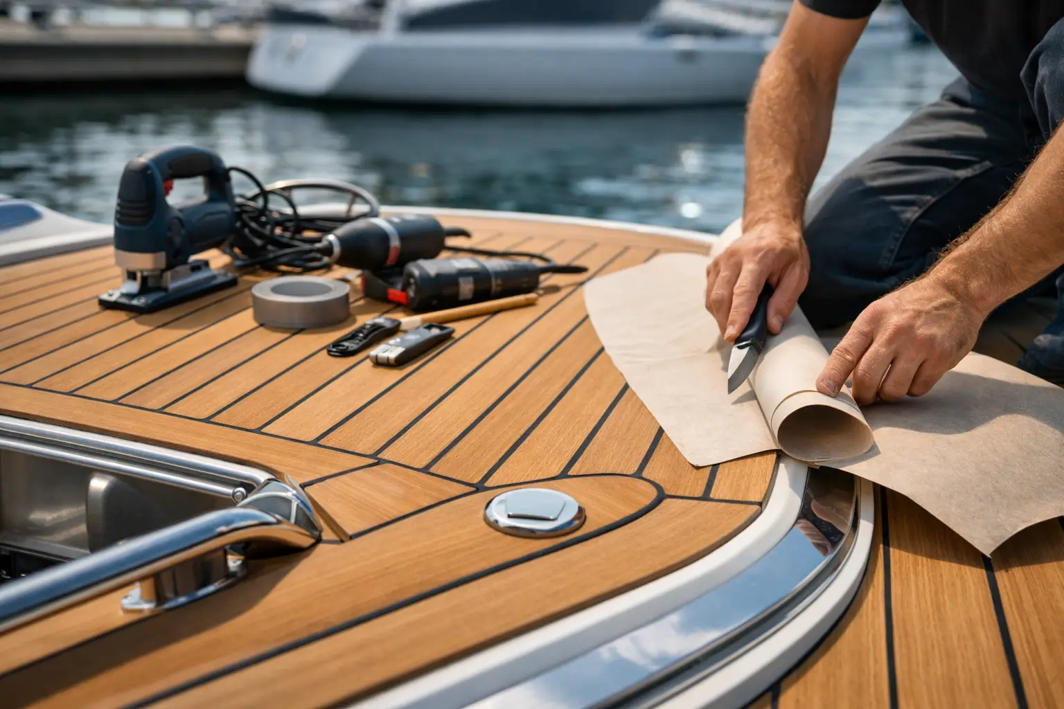 Wie funktioniert ein Bootsdeck nach Maß?